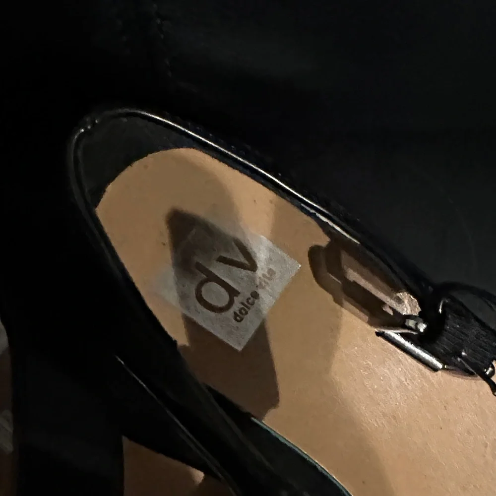 Dolce Vita Black Mary Jane Platform Shoes - Picture 3 of 5